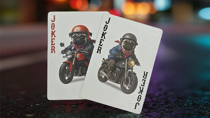 Biker Dogs Playing Cards - Collectable Playing Cards 