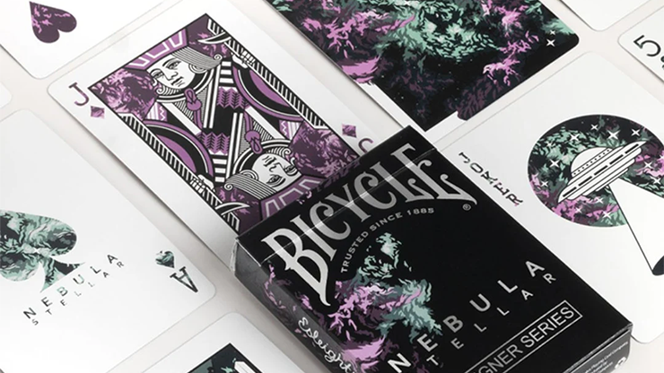 Designer Series: Bicycle Nebula Stellar Playing Cards - Emily Sleights