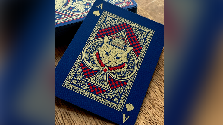 Neko Royal Blue Playing Cards