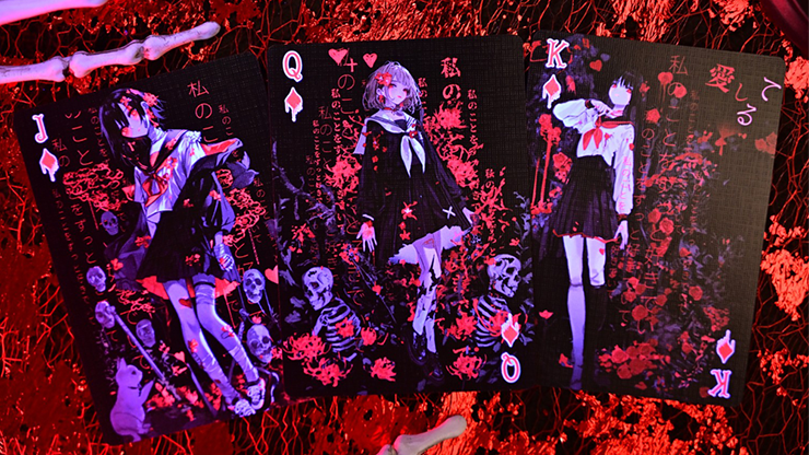 Crimson Maple Playing Cards - Evolkad 