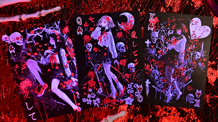 Crimson Maple Playing Cards - Evolkad 