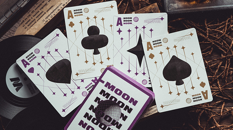 Moon (White) Playing Cards 