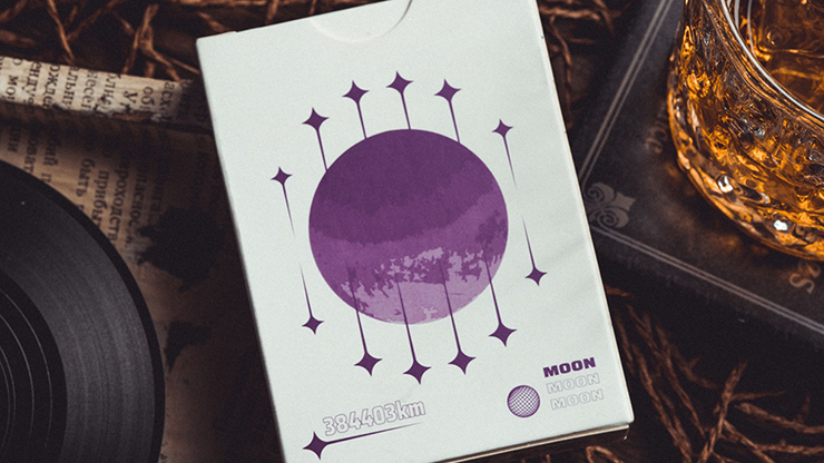 Moon (White) Playing Cards 