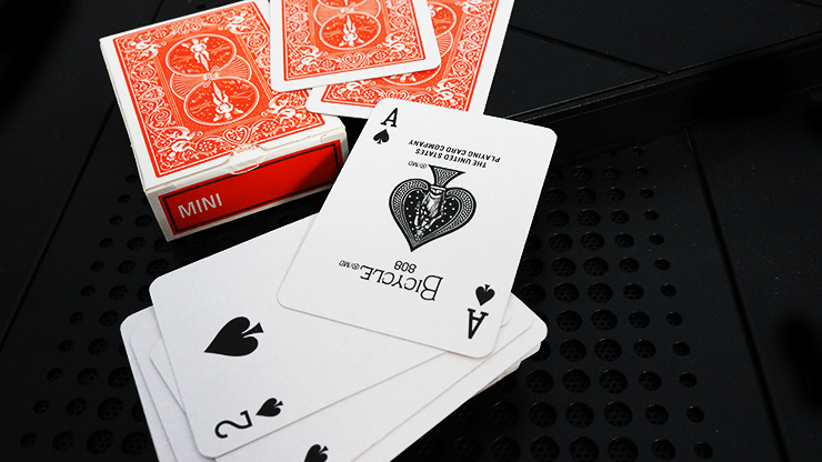 Mini Bicycle Playing Cards (Orange) 
