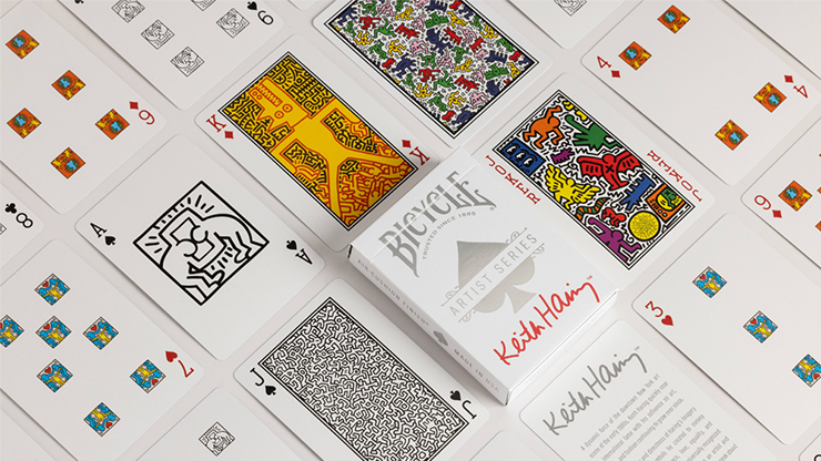 Bicycle Keith Haring (Box Set Red and Blue) Playing Cards 