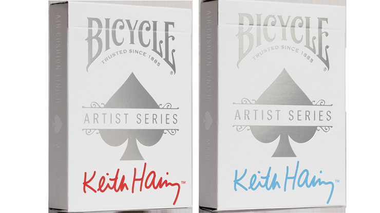 Bicycle Keith Haring (Box Set Red and Blue) Playing Cards 