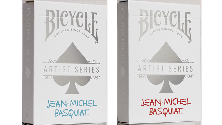 Bicycle Jean-Michel Basquiat Red/ Blue Playing Cards (Box Set)