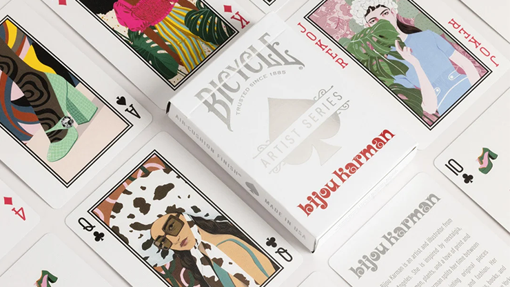 Bicycle Bijou Karman Purp/Red Playing Cards (Box Set)