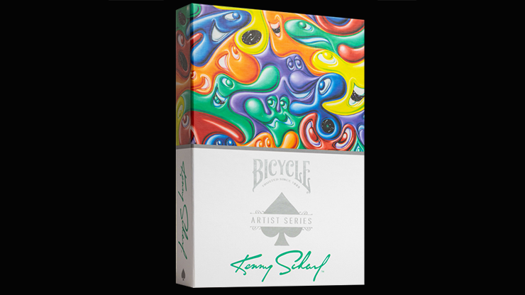 Bicycle Kenny Scharf Purple/Orange Playing Cards (Box Set) 