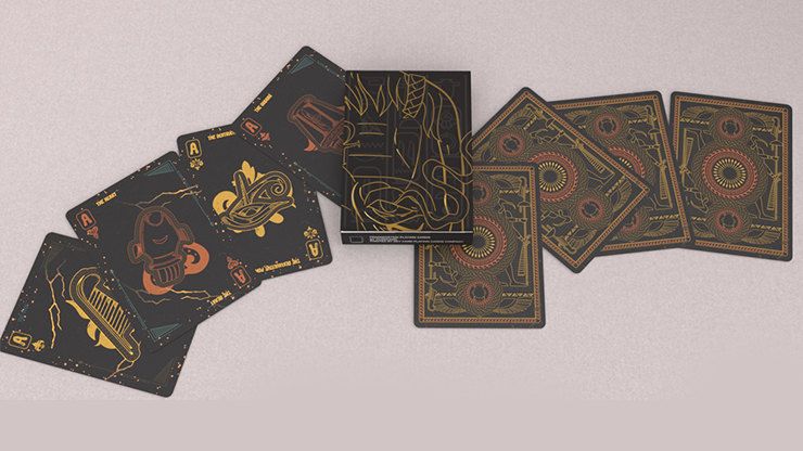Frankenstein Series Egypt Edition (Gilded) Playing Cards 