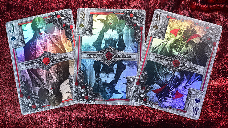 Trinity of Night - Vampire HOLO Playing Cards by Evokad 