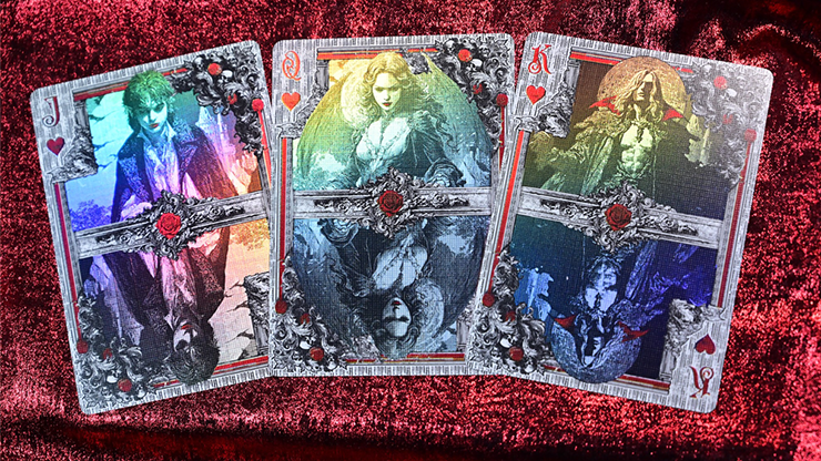 Trinity of Night - Vampire HOLO Playing Cards by Evokad 