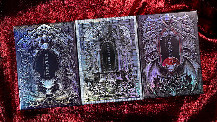 Trinity of Night - Werewolf HOLO Playing Cards by Evokad 
