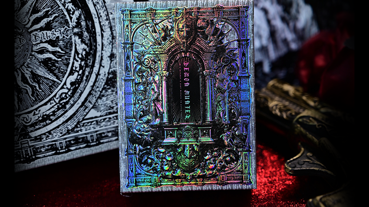 Trinity of Night - Demon Hunter HOLO Playing Cards by Evokad 