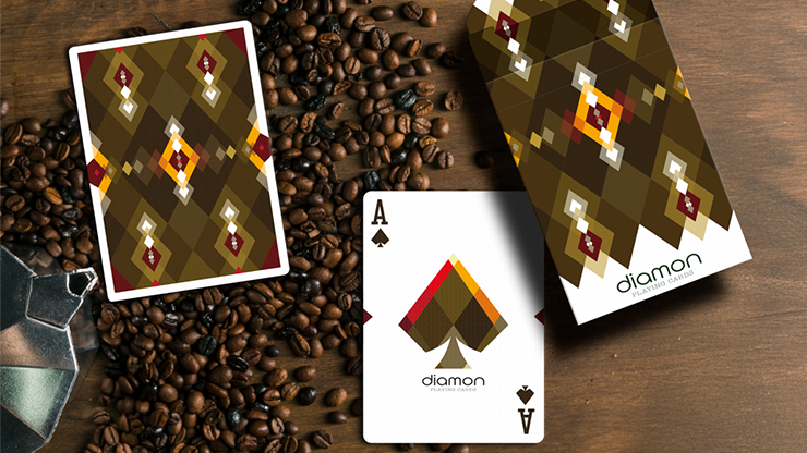 Diamon Playing Cards N° 27 Dark Roast - Dutch Card House Company