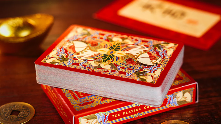 Year of the Horse (Red) Playing Cards - TCC Fashion