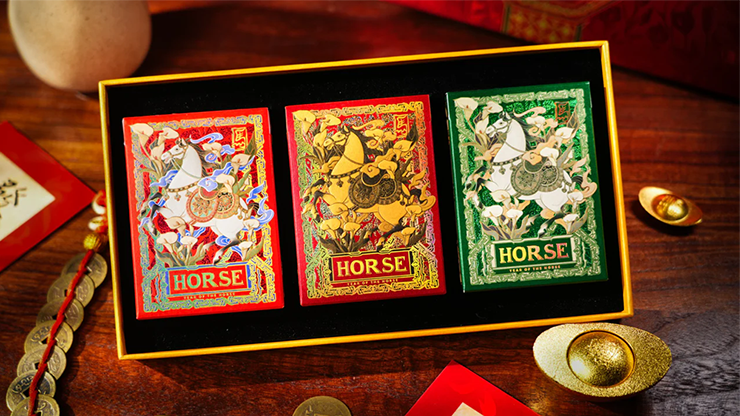 Year of the Horse Collection Set by TCC Fashion - 3 x Gilded Decks!
