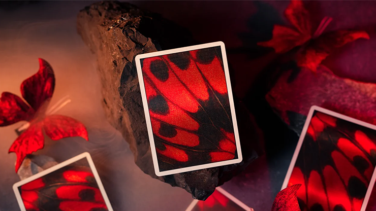 Morpho V2 (Carmine) Playing Cards - TCC Fashion 