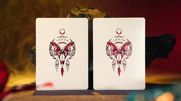 Morpho V2 (Carmine) Playing Cards - TCC Fashion 
