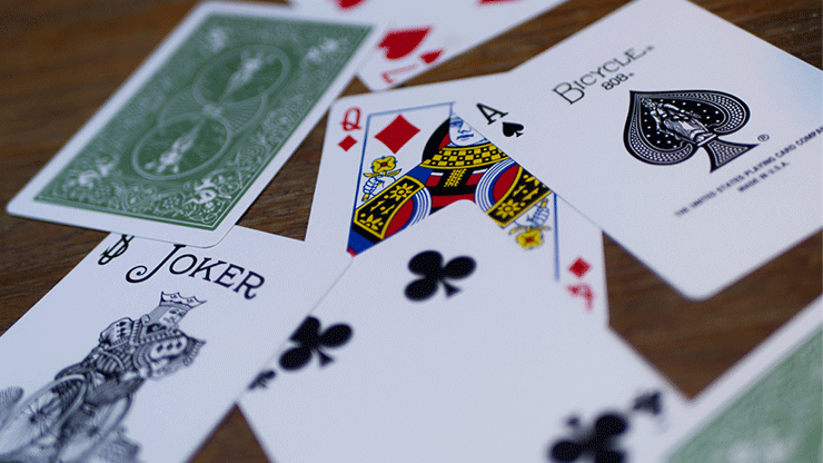 Bicycle Metallic Emerald Playing Cards 