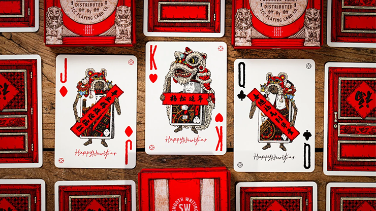 New Year Playing Cards - Smooth Writing 