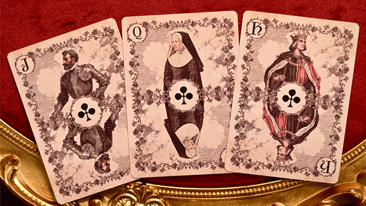 Wars of the Roses (2nd Edition, Red Tuck Gilded) Playing Cards 