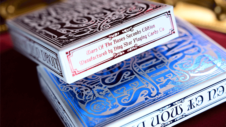 Wars of the Roses (Blue Tuck 2nd Edition, Edge-Dyed) Playing Cards 
