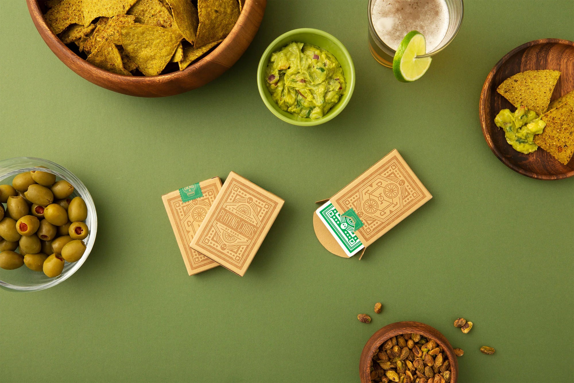 DKNG Green Wheels Playing Cards - Art of Play