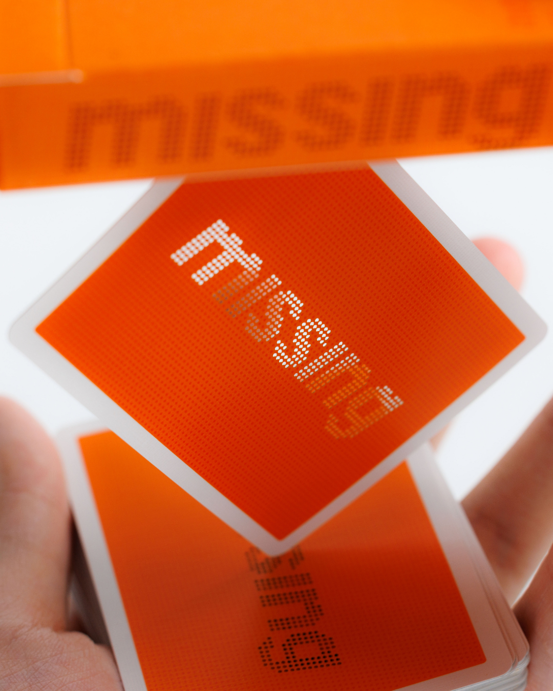Beam Playing Cards (Orange) - Missing New York