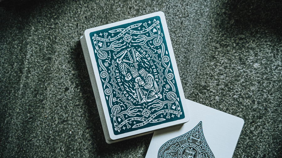 Holographic GILDED Crown Playing Cards (Blue - Edition of 150) - Joker & The Thief