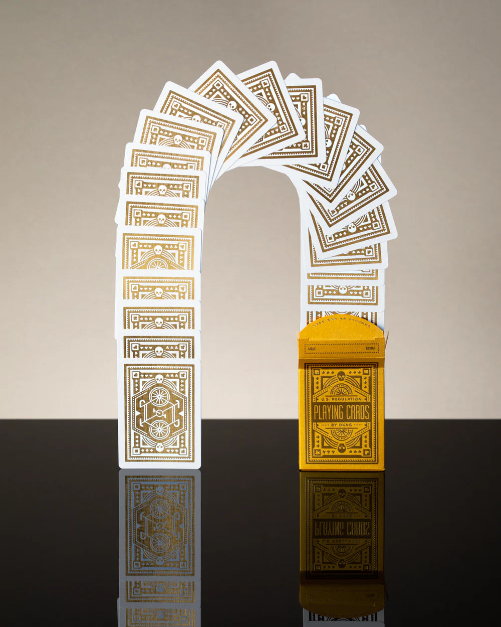 DKNG Gold Foiled Wheels Playing Cards - Art of Play