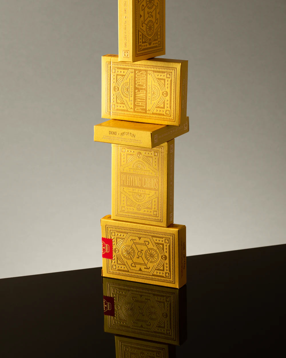 DKNG Gold Foiled Wheels Playing Cards - Art of Play