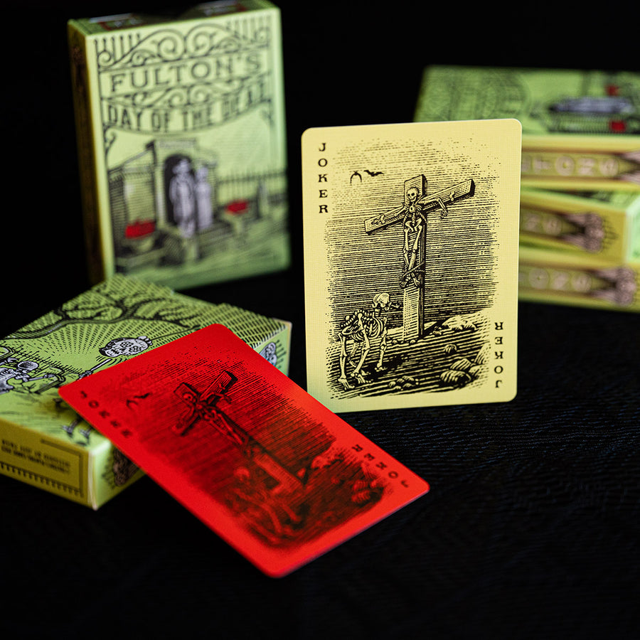 Fulton's Day of the Dead Playing Cards (Green Edition)