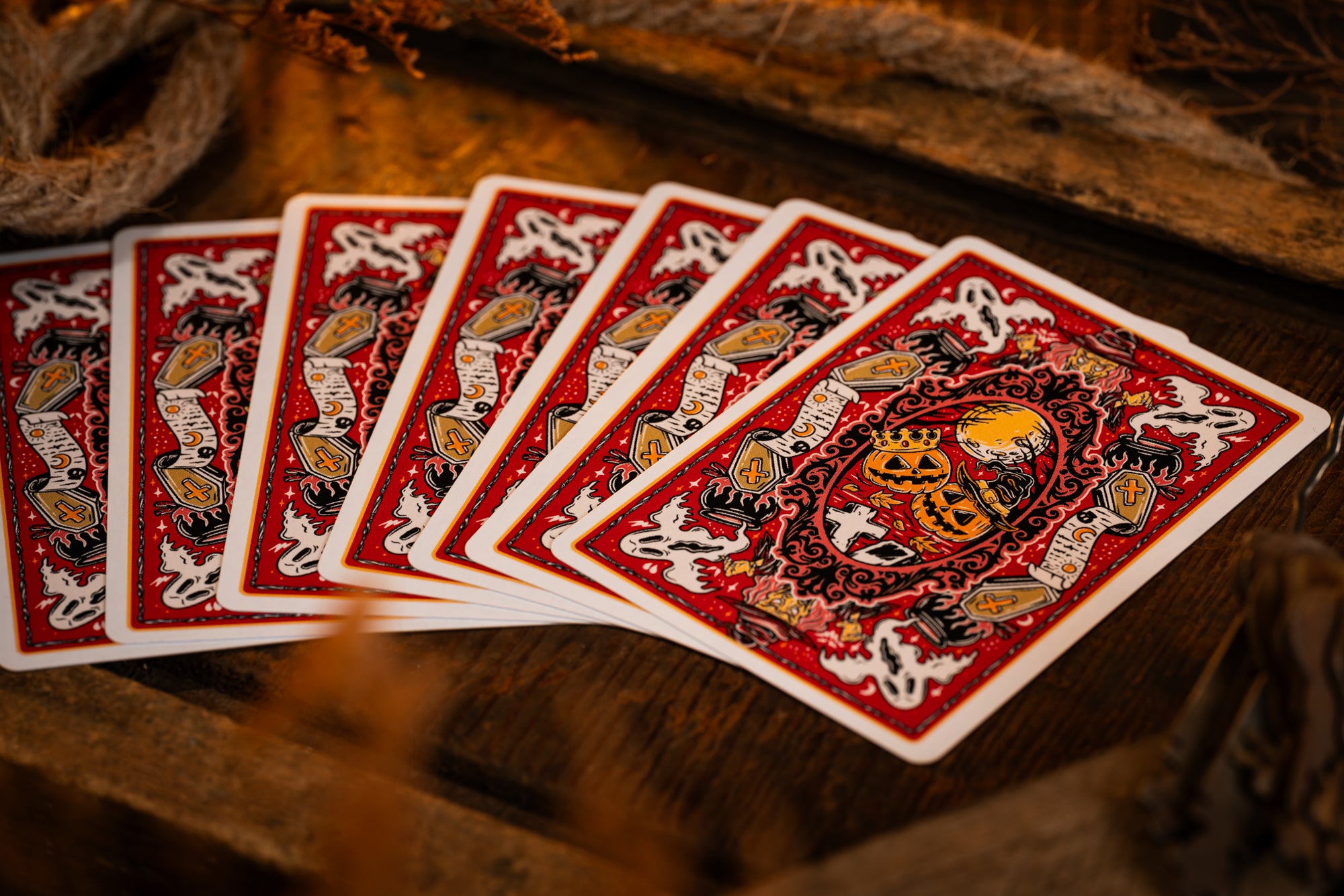 Halloween Tales Playing Cards (Volume II - Blood Red)