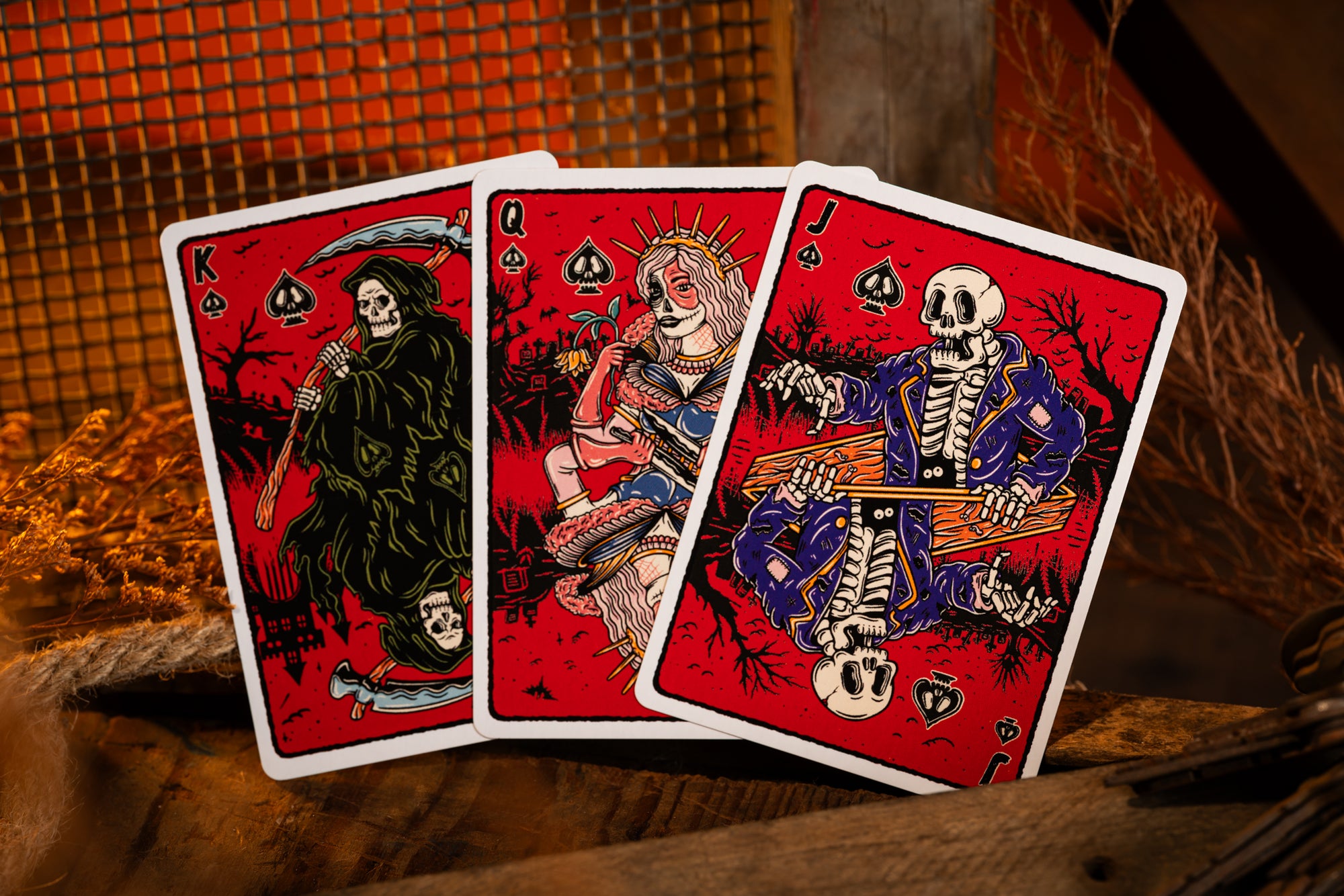 Halloween Tales Playing Cards (Volume II - Blood Red)