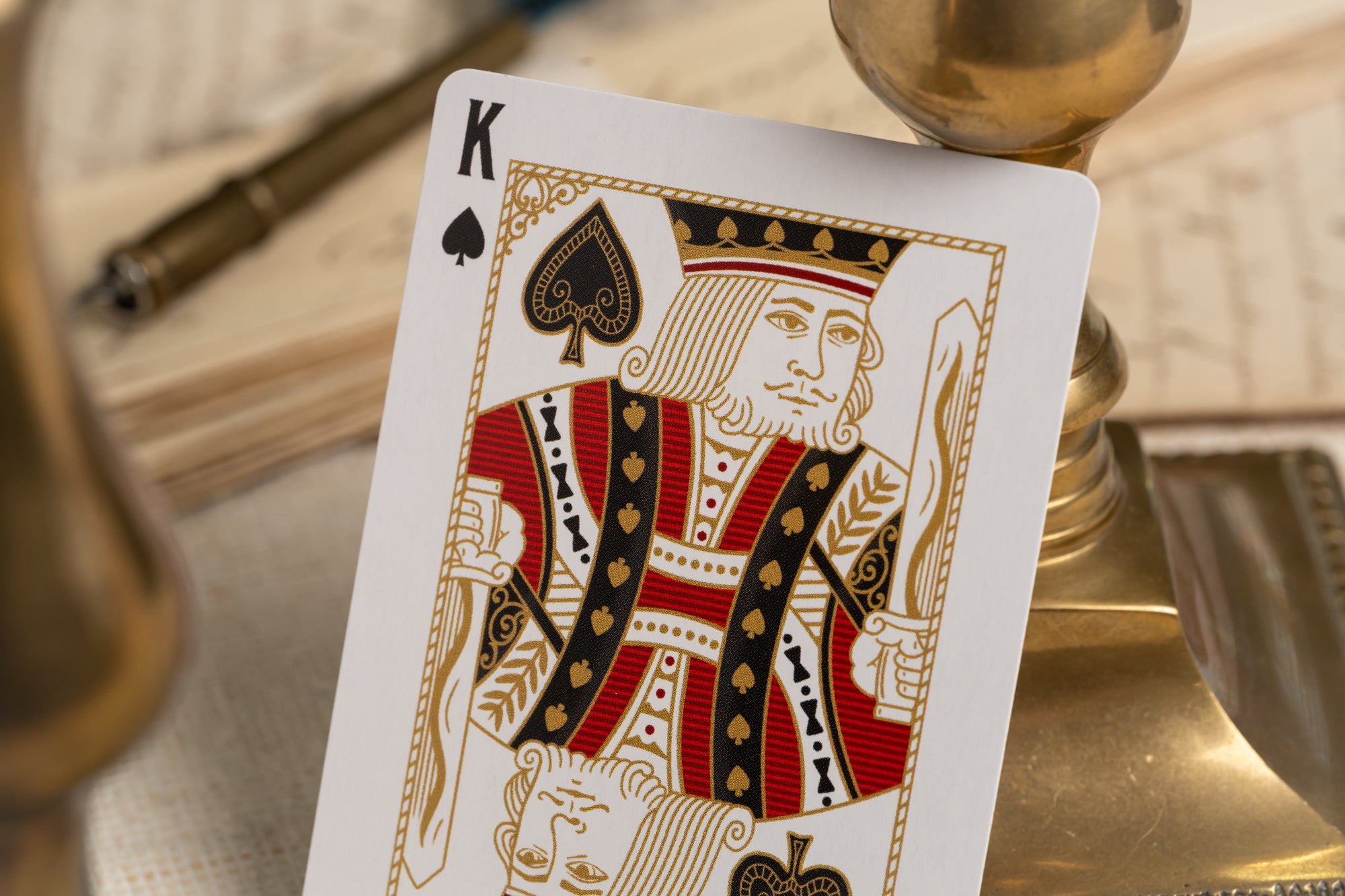 TCI Clubhouse Playing Cards (Black &amp; Gold) - The Card Inn