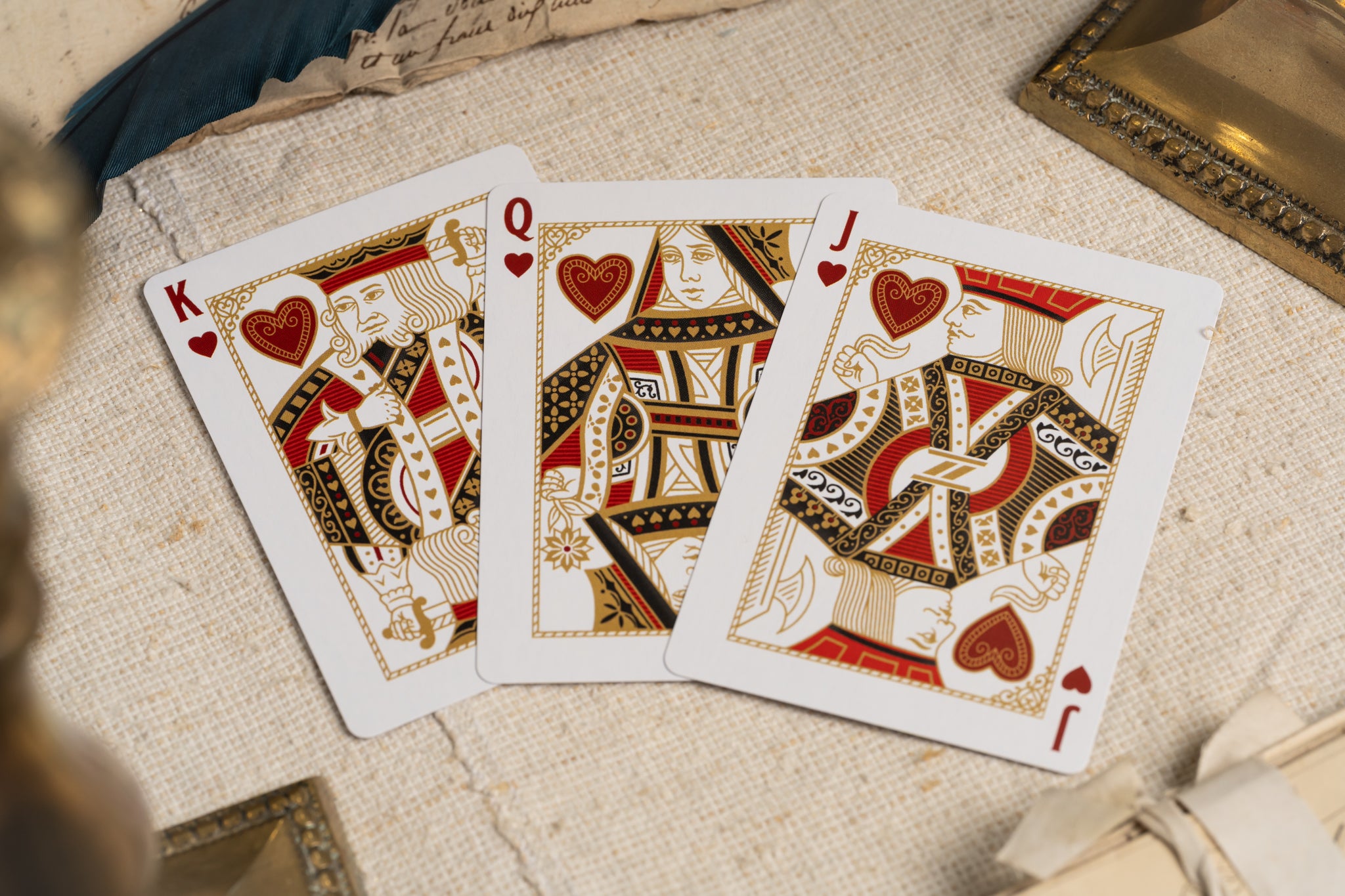 GILDED TCI Clubhouse Playing Cards (Black & Gold) - The Card Inn