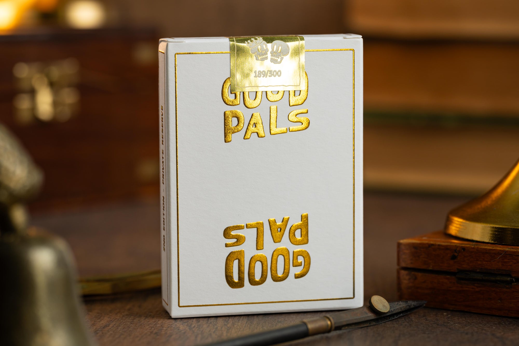 Good Pals Logo Playing Cards - Gold Foiled Private Reserve