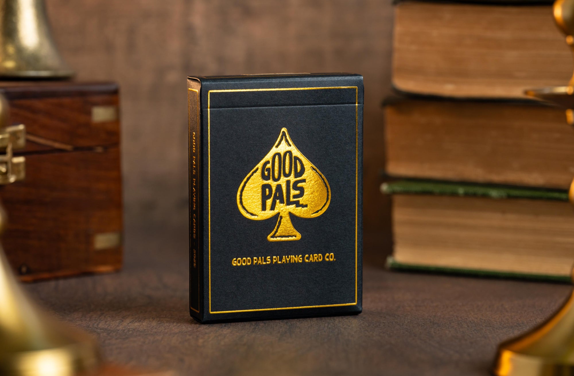Good Pals Logo Playing Cards - Black & Gold Foiled Private Reserve