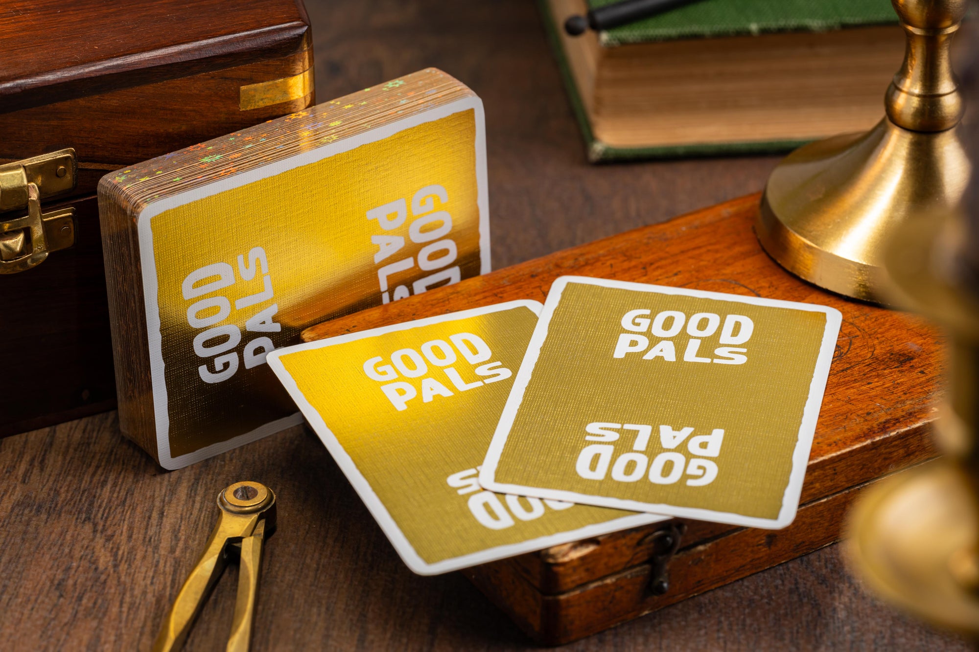 GILDED Good Pals Logo Playing Cards (Gold Private Reserve) - Edition of 50