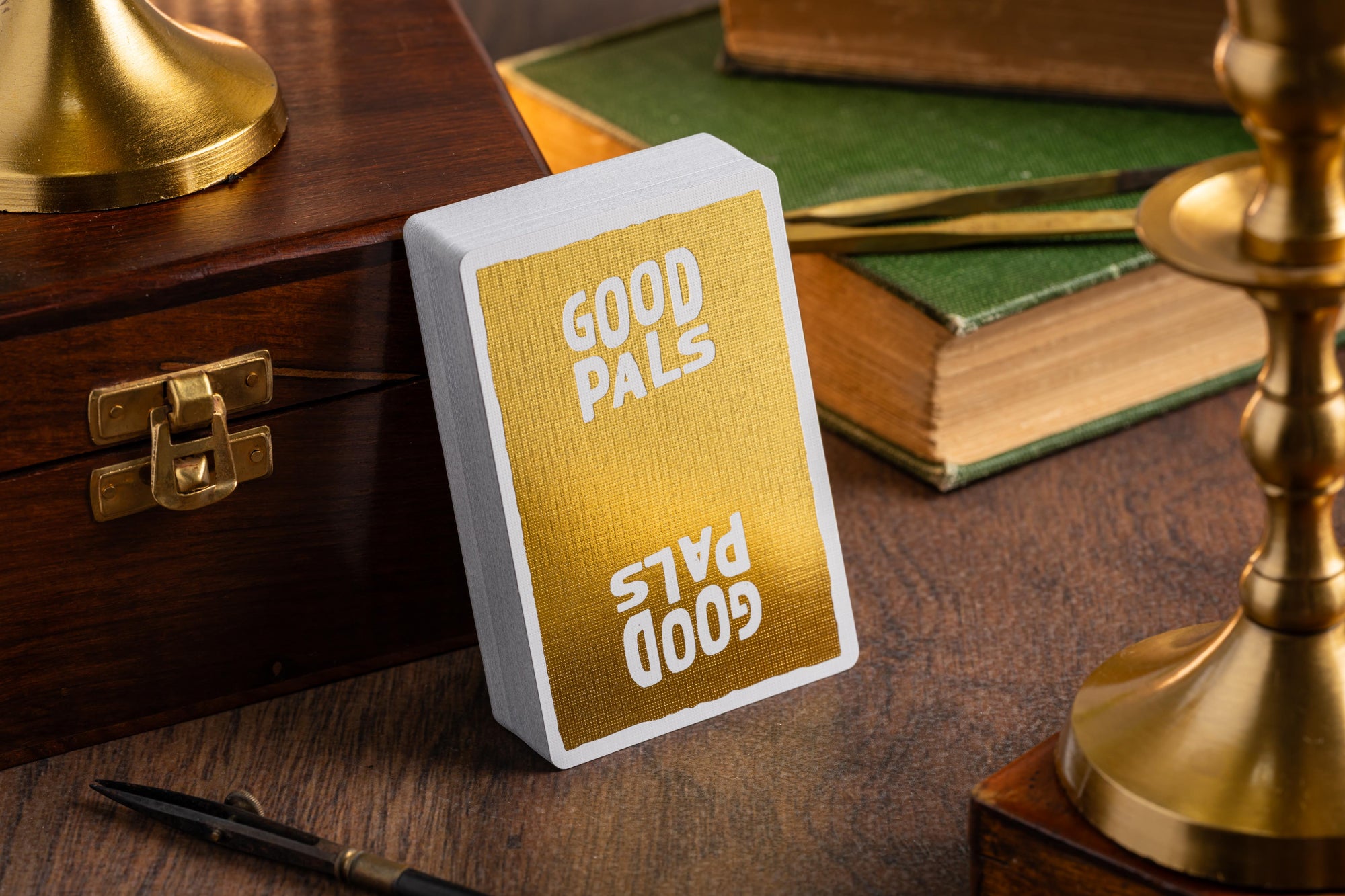 Good Pals Logo Playing Cards - Gold Foiled Private Reserve
