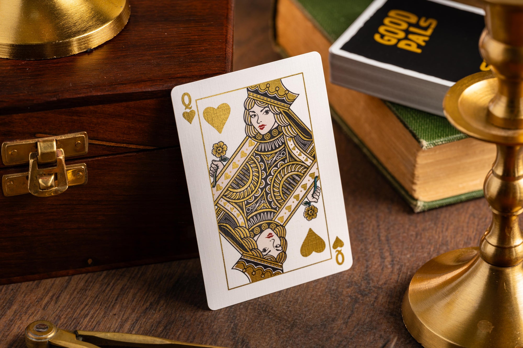 Good Pals Logo Playing Cards - Black &amp; Gold Foiled Private Reserve