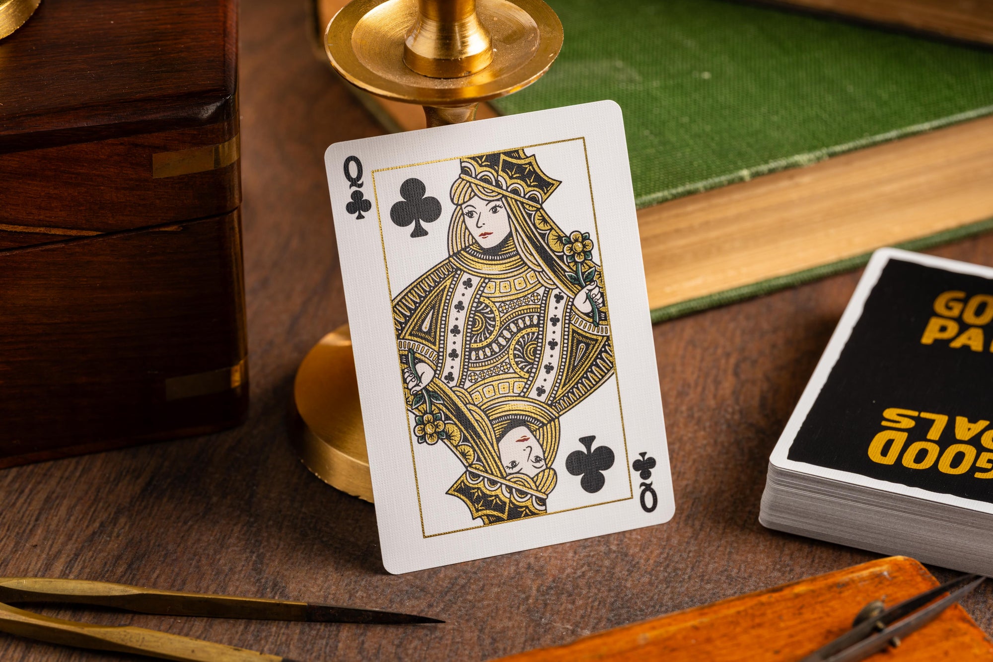 Good Pals Logo Playing Cards - Black &amp; Gold Foiled Private Reserve