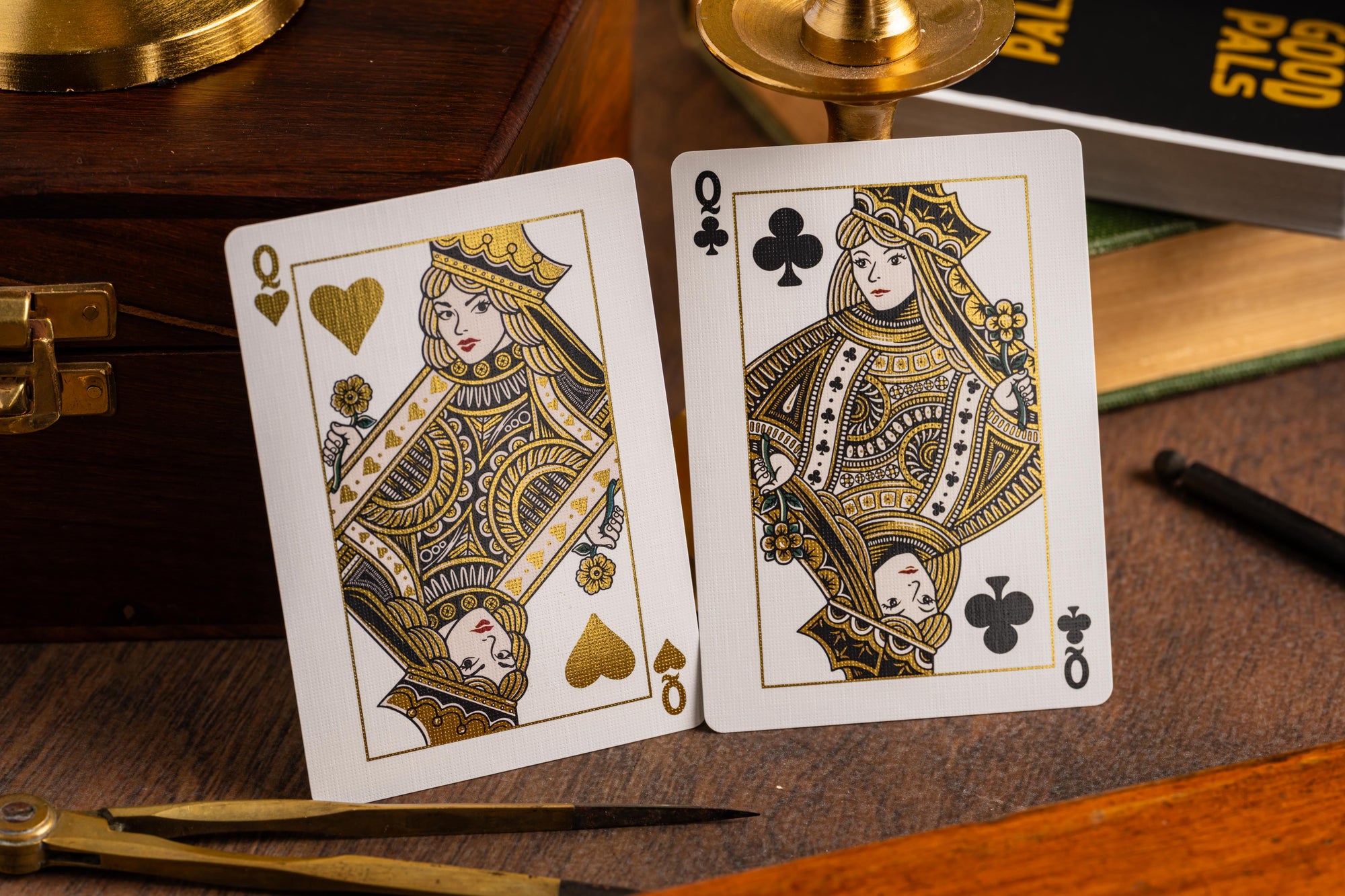 Good Pals Logo Playing Cards - Black &amp; Gold Foiled Private Reserve