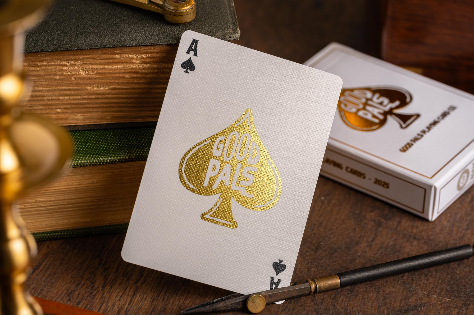 Good Pals Logo Playing Cards - Gold Foiled Private Reserve