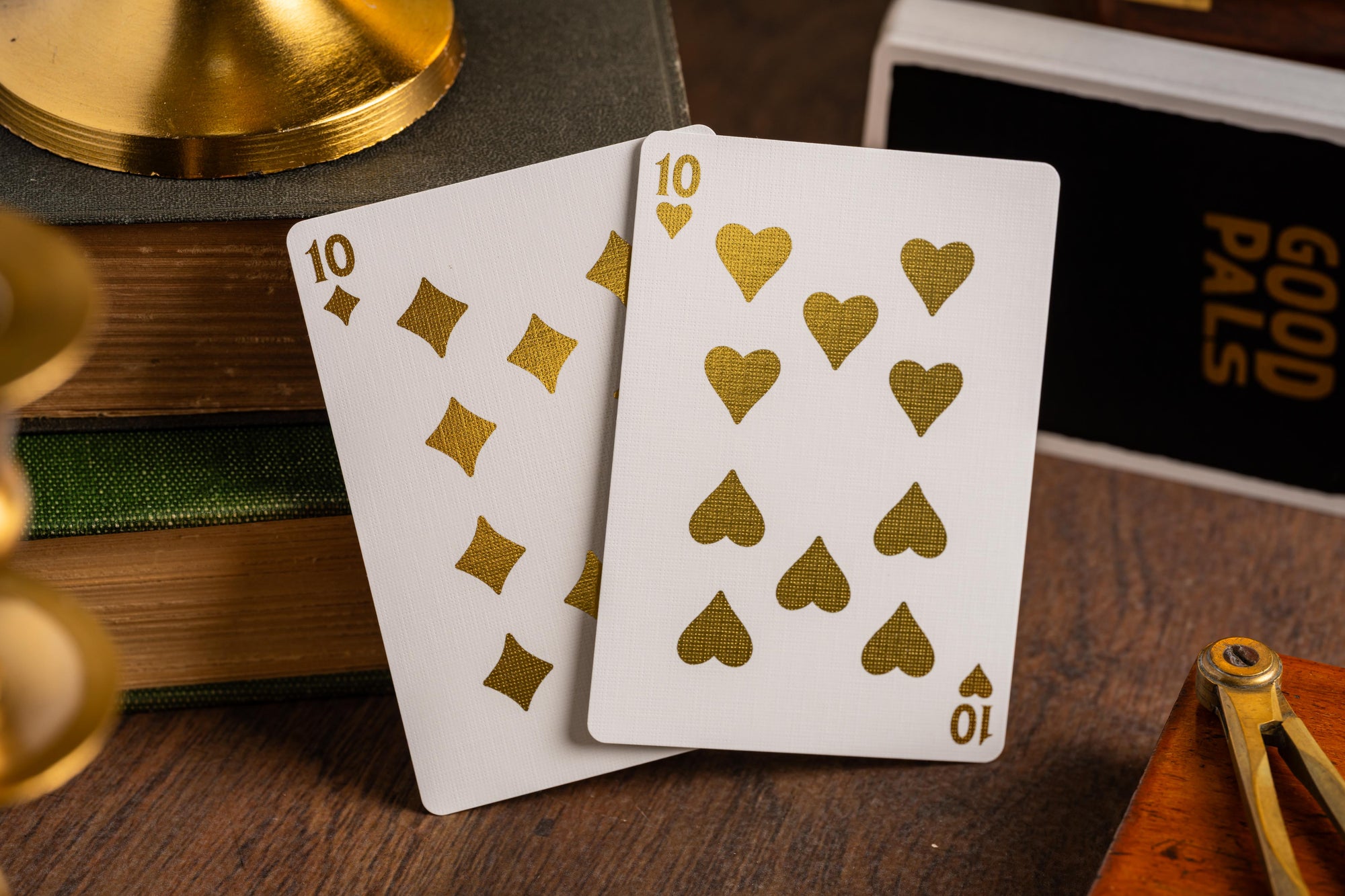 Good Pals Logo Playing Cards - Black &amp; Gold Foiled Private Reserve