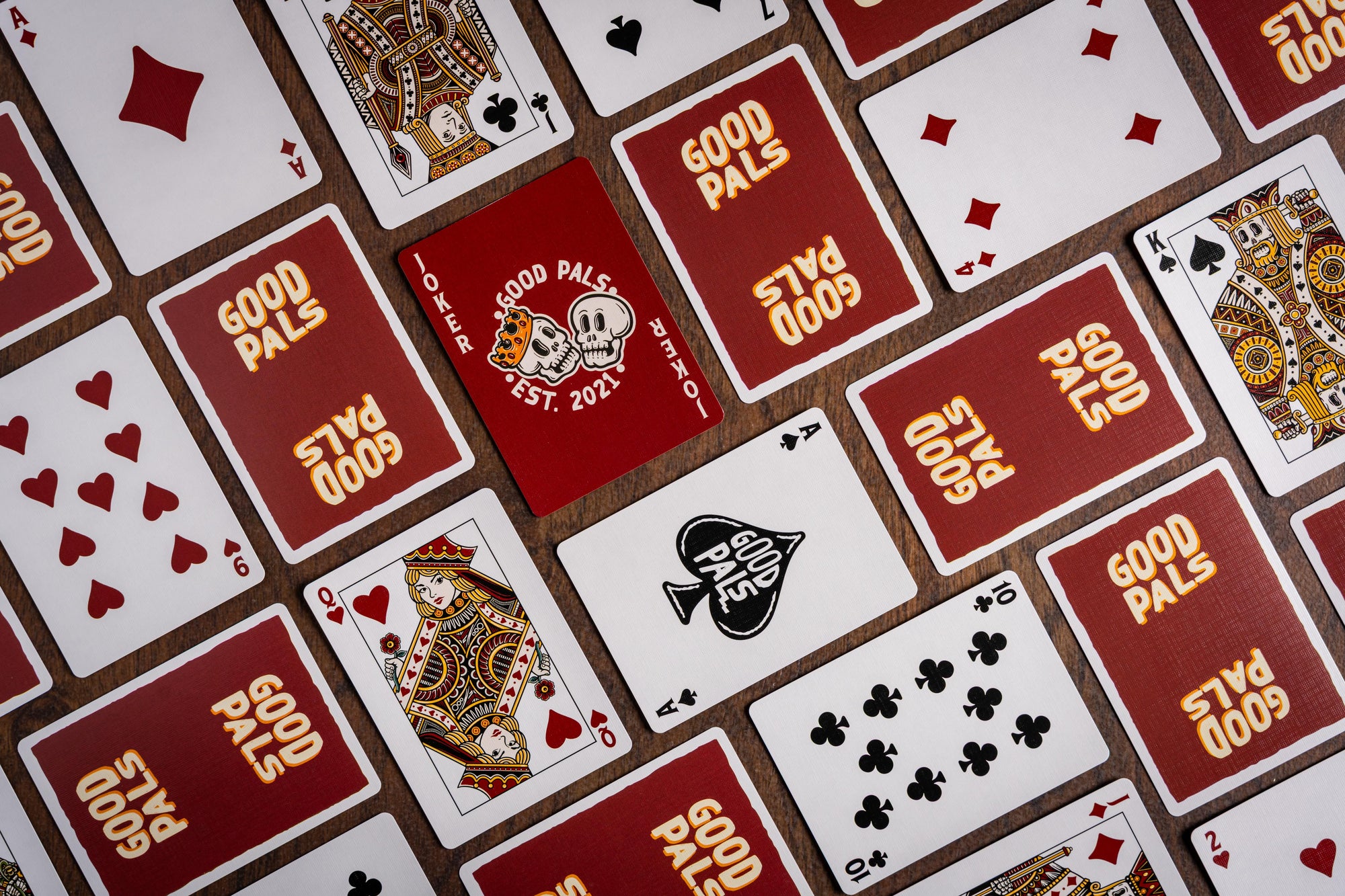 Good Pals Logo Playing Cards (Red)