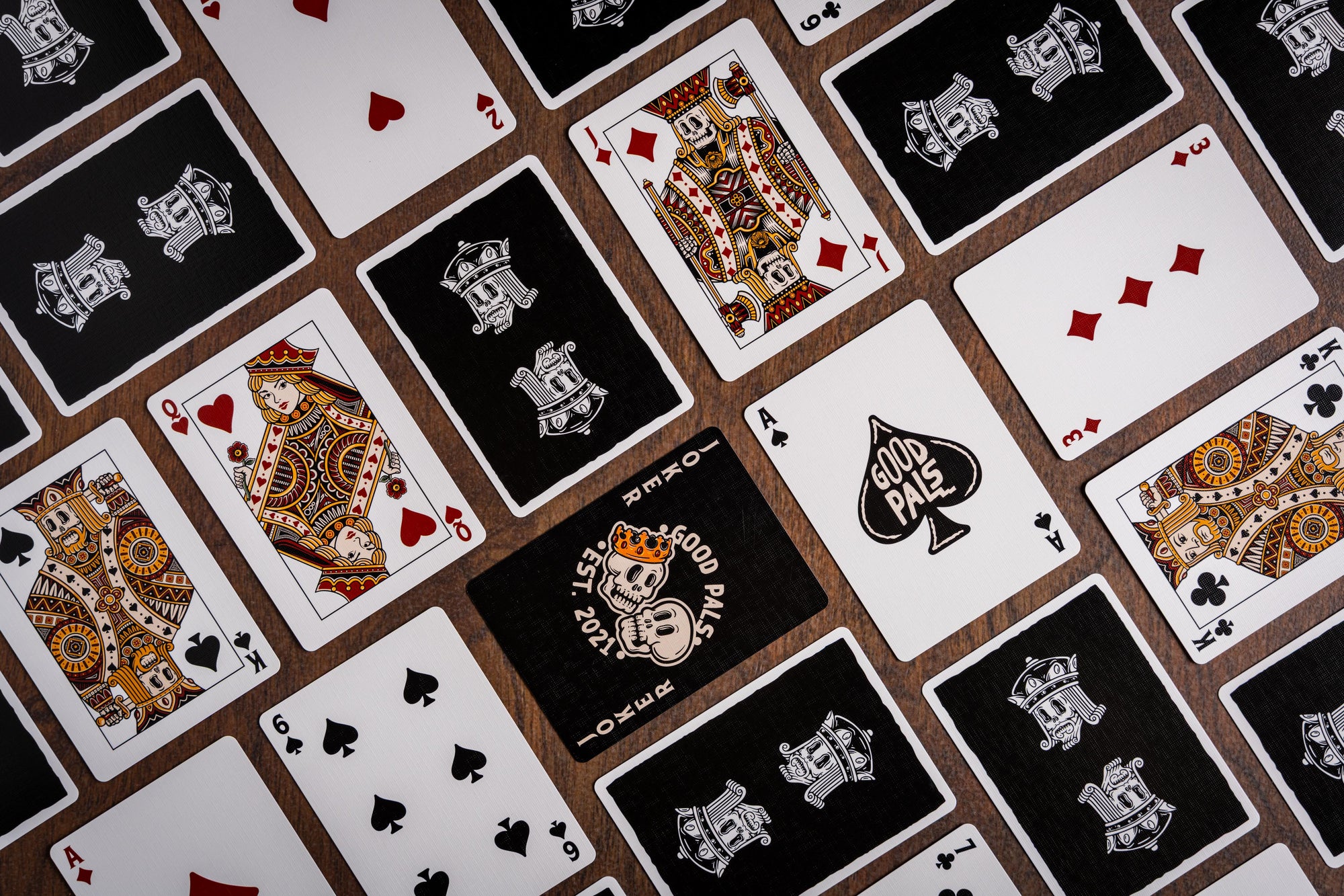 Good Pals King Logo Playing Cards (Black)