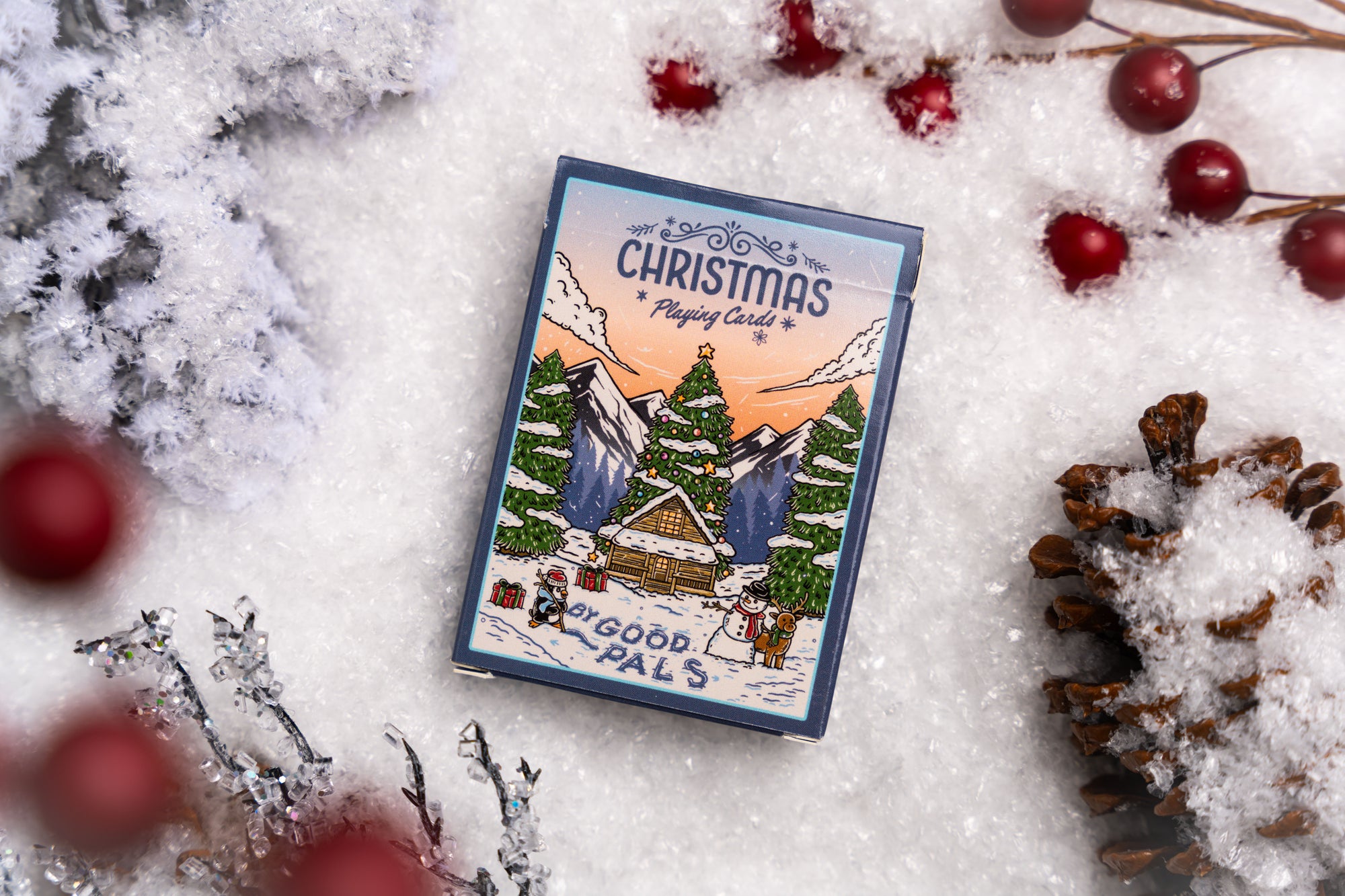 Good Pals Christmas Playing Cards - Snow Globe Limited Edition