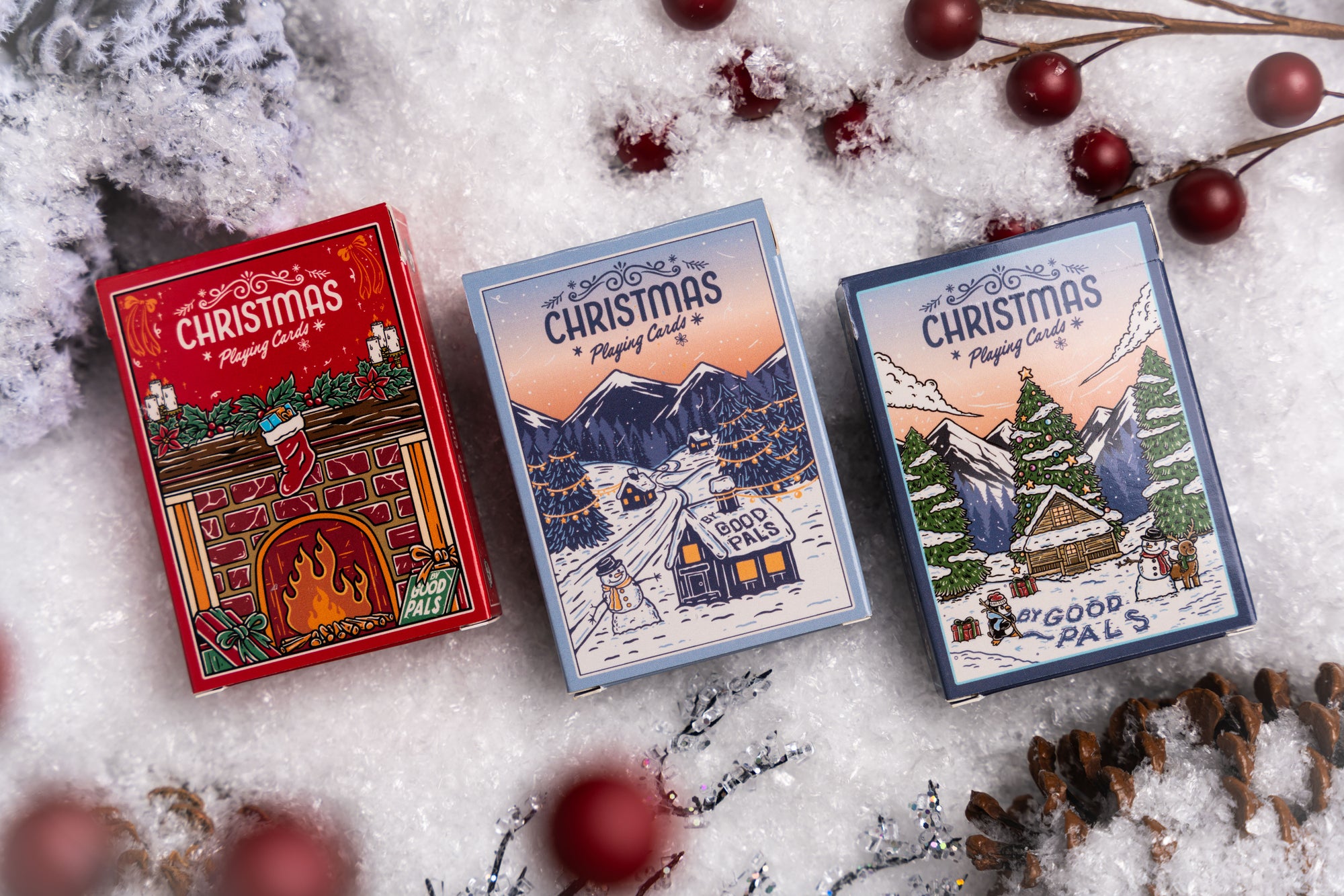 Good Pals Christmas Playing Cards - Snowman Edition